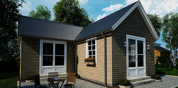 Produktbild von American Siding Fassadenpaneele aus Kunststoff