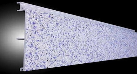 Produktbild von VinyTherm Fassadenpaneele mit Steinbeschichtung